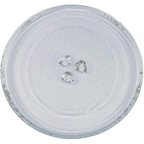 Plateau tournant universel pour micro-ondes, plateau en verre avec 3 fixations, 245 mm Z (1/3)