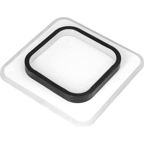 Quadratische LED-Deckenleuchte – Innovative Flurbeleuchtung – Deckenleuchte für Wohnzimmer oder Balkon, Weiß, 20 W, 85–265 V – Warmweiß (1/5)