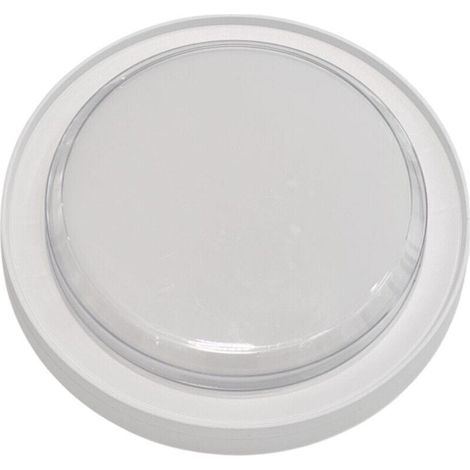 TRADE SHOP - Applique A Led Da Parete Plafoniera Soffitto Tonda 23 Watt Cct Switch Ip65 Xg-909-3c - Bianco (1/5)