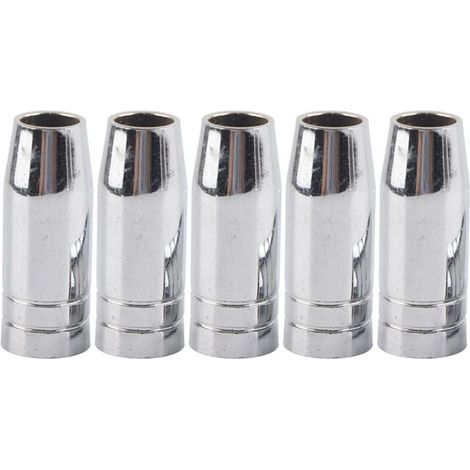 Lot De 5 Buses De Gaz Mig Consommables De Torche De Soudage Mb 15ak Mig Mag Buse De Gaz Conique De 15 Mm Pour Torche De Soudage Binzel Mb 15ak Mig/Mag