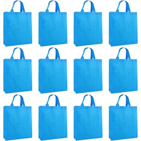 Sacs de courses réutilisables Healeved , lot 30 , légers , en tissu non tissé avec un joli imprimé , (1/5)