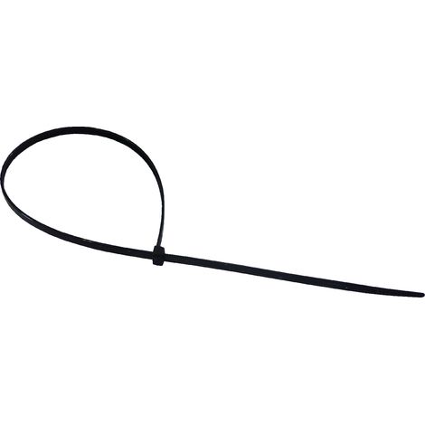 Liens noir 4.8mm x 450mm - Type collier électricien 4.8mm Noir