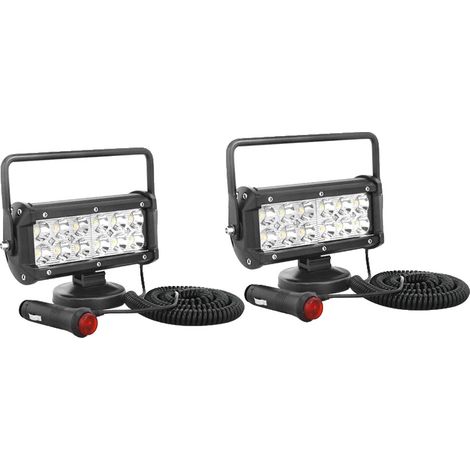 Lampe de travail, design étanche, compatibilité polyvalente, 2pcs 36W Faisceau Spot (1/2)