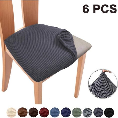 housses de chaise extensibles jacquard, housses de chaise amovibles (1/5)