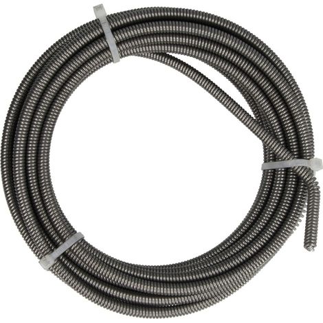 Spirale déboucheuse diamètre 22 mm longueur 4,5 m pour Ortem 22 et autres