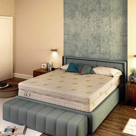 Baldiflex Materasso Memory con 7 cm di Memory Fresh Massaggiante, Evolution Singolo misura 90x200 cm