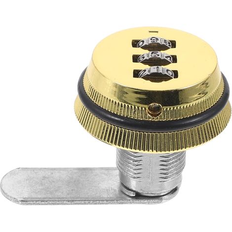 Cadenas de coffre en métal doré indéformable avec code pour protéger l (1/5)