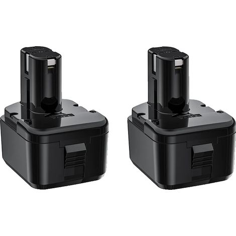 Batería recargable, capacidad de 3500 mAh, compatible con herramientas Hitachi, paquete de 2 baterías de 3500 mAh. (1/2)