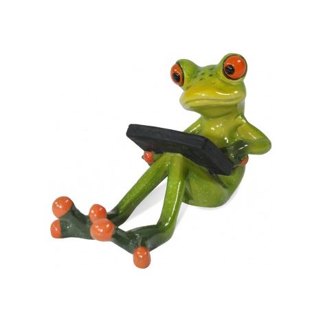 Froschfigur mit Tafel (1/5)