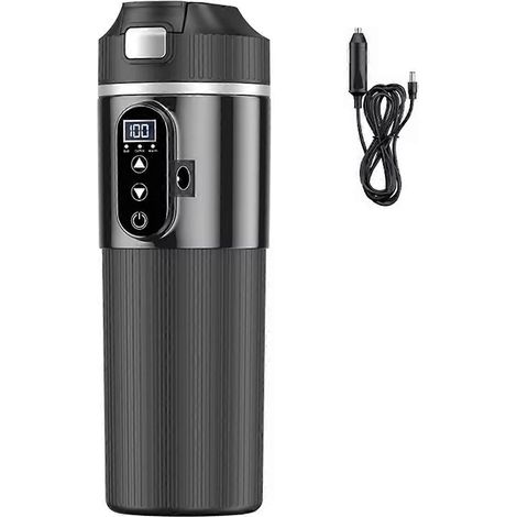 12V 24V Car Electric Heated Cup 500ml Smart Temperature Control-- (1/5)