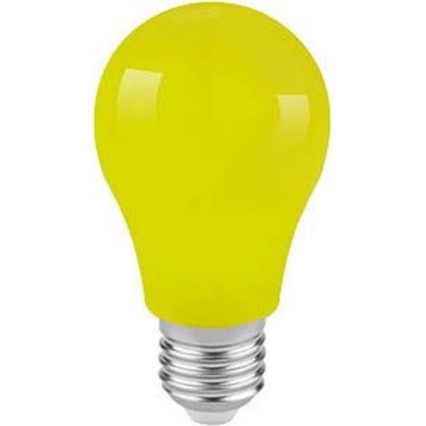 Lampadina LED standard 1W E27 Gialla