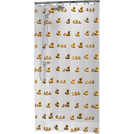 Sealskin Duckling Tenda da Doccia, PEVA, Giallo, 180 x 200 cm (1/3)