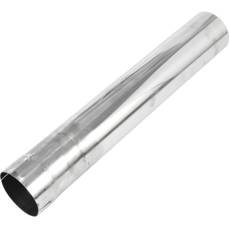 Tube Échappement Droit Mandrin Coupé Bricolage Acier Inox T304 (1/5)