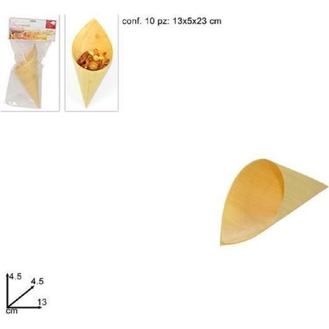 Set 10 Connections Pezzi Par 13x4.5 Cm Per Buffet Finger Food Stuzzichini
