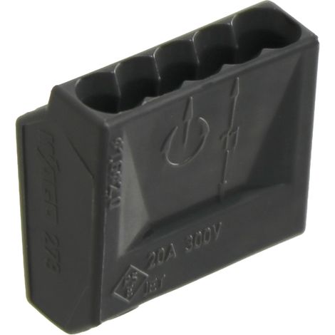Bornes de connexion WAGO, 273-105, 5 pôles, 2,5 mm², 100 pièces
