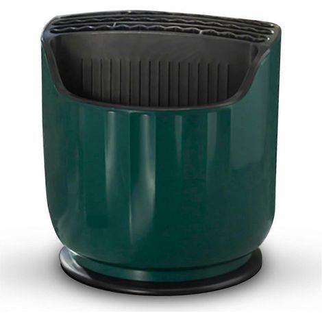 Porte-ustensiles pour plan de travail - Support de cuisson rotatif vert (1/5)