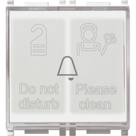 VIMAR - 14097 Pulsante + 2 spie hotel 230V