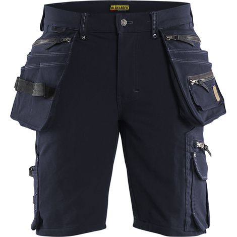 Pantalón de trabajo X1900 artisan stretch 4D 1988 - Azul marino/Negro S - FR(40) - SE(C46) - Normas