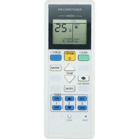 Compatible avec la télécommande du climatiseur Panasonic A75C2141 (1/4)