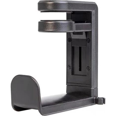 Supporto per cuffie, supporto per cuffie regolabile, supporto per cuffie da scrivania, supporto per cuffie universale, supporto per cuffie da gaming, con rotazione a 360° e morsetto per cavi per tavol (1/4)