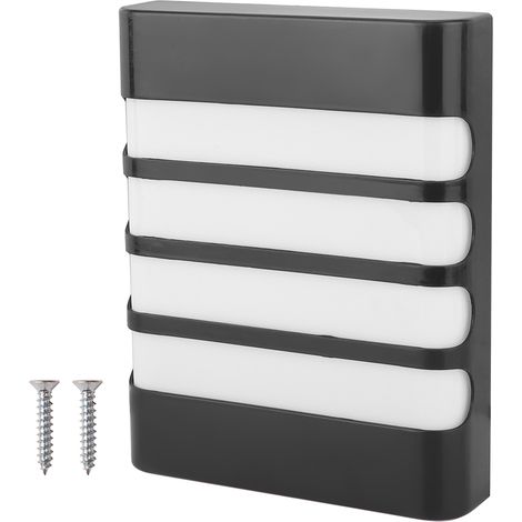 Applique Murale Led - Design Moderne Blanc - Étanche Ip55 - Pour Jardin Couloir Balcon - 1 Pièce (1/5)