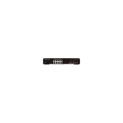Ruijie Networks RG-NBS3100-8GT2SFP switch Gestionado L2 Gigabit Ethernet (10/100/1000) Energía sobre Ethernet (PoE) Negro