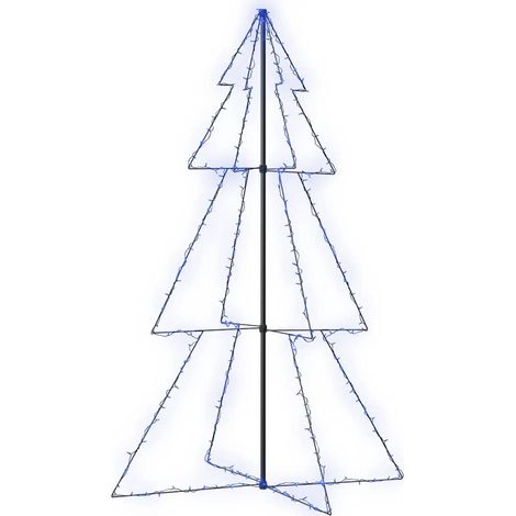 Arbre de Noël，Sapin de Noël cône 240 LED d'intérieur/d'extérieur 118x180 cm CFW85007 (1/5)