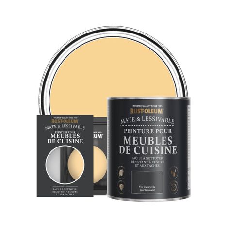 Peinture pour Meubles de Cuisine, Finition Mate - Moutarde (1/3)