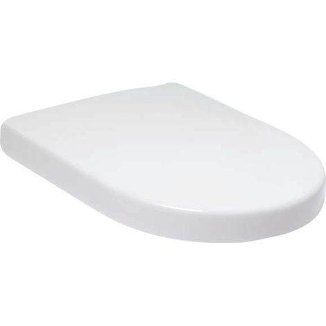 Villeroy & Boch – Abattant de toilette Subway 2.0 softclose – Duroplast blanc – Charnières inox QuickRelease – Forme ovale