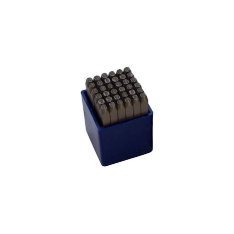 Punzoni/Numeratori lettere e numeri + simbolo & 36 pezzi 4mm