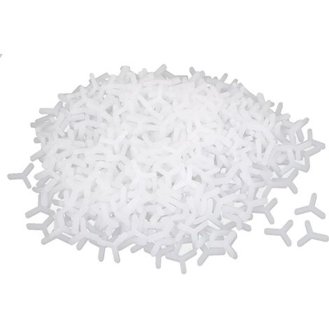 Wand-Bodenfliese Kunststoff Y-Typ Spacer Outils de carrelage 3 mm Blanc 1000st (c2febc28c4c7f8475fe7 (1/2)