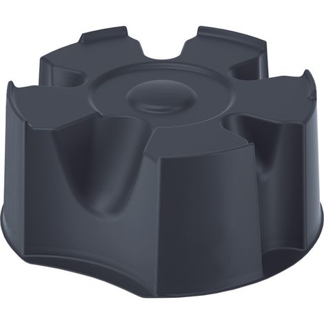 Standfuß in anthrazit für Regentonnen bis 240 L - Ø 51 cm - Universal Sockel aus Kunststoff für runde Wassertanks - Regenwassertank Ständer Regensammler Regenfass Halterung