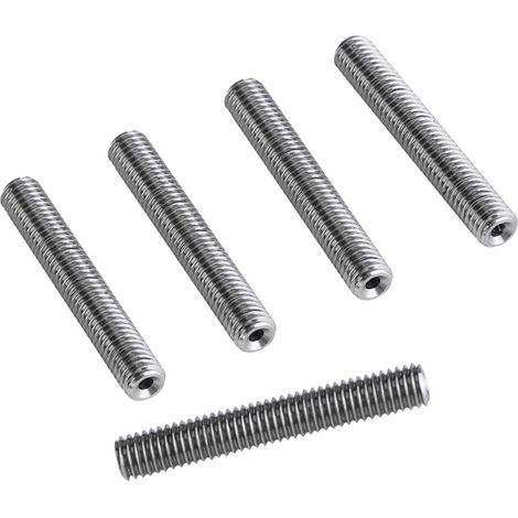 5pièces 1.75mm M6x40mm Gorges à Buse pour Imprimante 3D Extrudeuse (1/5)