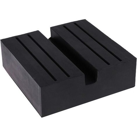 Jack Rubber Pad 1PCS Universal Car Square Black Anti-Slip Rail Adapter Jack Guard Pad Adapter Vehicl (1/5)
