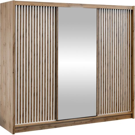 Armario Honolulu 264 , 215x250x60cm, Puertas de armario: Correderas, Número de estantes: 0 (1/5)