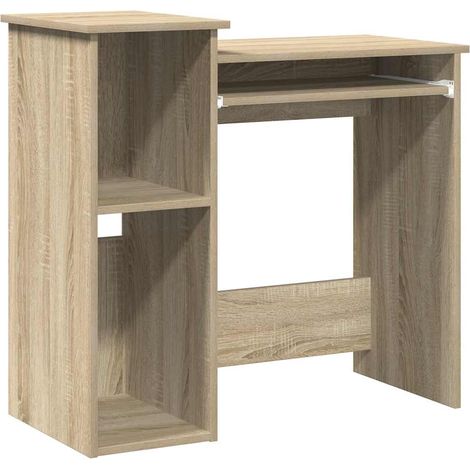Maison Exclusive - Schreibtisch mit Regalen Sonoma-Eiche 84x40x78