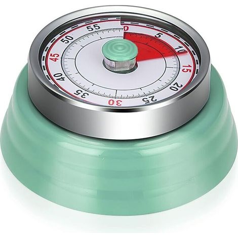 Minuteur Mécanique - 360 Degrés Rotatif - Réglage 1 à 60 Minutes - Pour Cuisine Apprentissage Sport - 1 Pièce (1/4)
