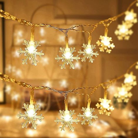 Weihnachtsgirlanden, niedrige Lichterketten, klare Kabelbeleuchtung, Weihnachtsdekoration, Weihnachtsdekoration im Freien, beleuchtete Fensterdekoration, Balkonbeleuchtung, Hochzeitsbeleuchtung (1/5)