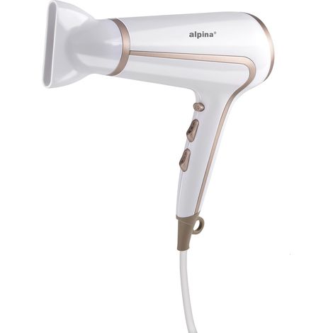 alpina Sèche-cheveux Blanc H26.7xl8.9xL27.3cm (1/5)