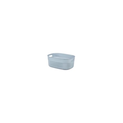 CESTA FILO 38X29XH15CM BLU PIETRA