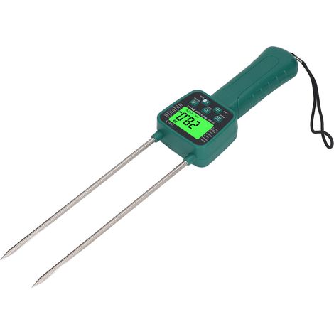 Appareil de mesure d'humidité du foin blé soja céréales écran LCD annonce vocale (1/5)