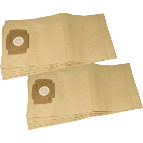 vhbw 10x Vacuum Cleaner Bag Replacement for Taski 7524289 for Vacuum Cleaner, filter paper, 51 cm x 24 cm, Brown (1/4)