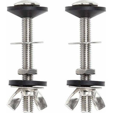 Lot de 2 kits de fixation pour réservoir d'eau et réservoir d'eau - Accessoires de fixation pour abattant de WC (1/5)