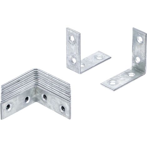 BGS TECHNIC Winkelverbinder (Stuhlwinkel), 40x40x15x2 mm, 12 Stück (1/4)