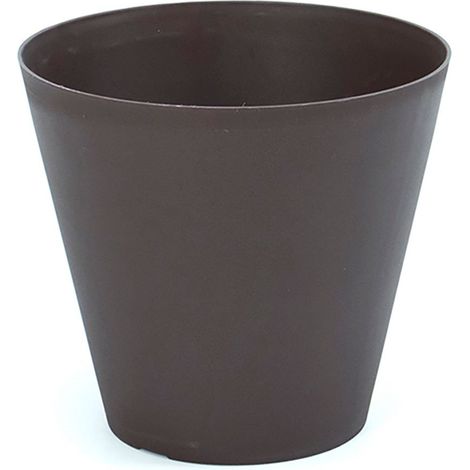 Blumentopf in Bronzefarbe ø22cm Kunststoff - Kunststoff