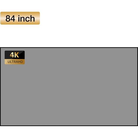 Écran de projection 84 pouces (172 x 125 cm) 4:3 Full HD 4K (1/5)