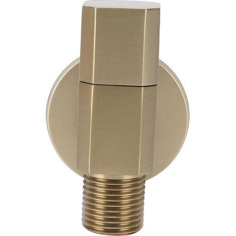 Vanne D'arrêt D'angle Robuste en Laiton, 1 Pièce (1/5)