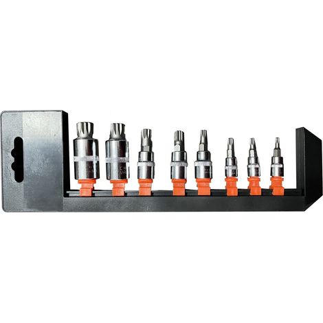 Innen Stecknüsse Vielzahn-Satz mit 1/2,1/4,3/8Antrieb,8tlg Vielzahn Nüsse Stecknüsse,M4,M5,M68,M8,M10,M12,M14,M16 (1/4)