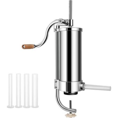 Poussoir à saucisses vertical commercial 3 L en acier inoxydable (1/5)