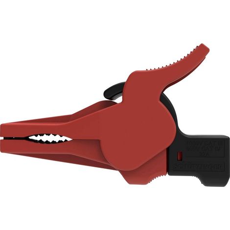 Schützinger SAK 9230 Ni / RT Morsetto a clip/coccodrillo isolato Presa Rosso